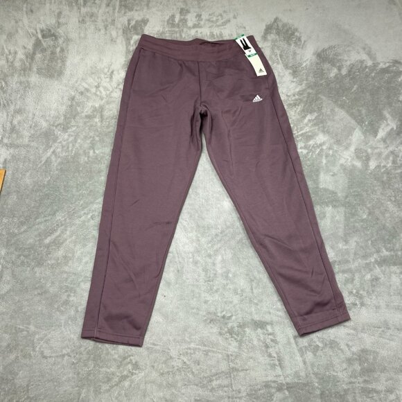 Adidas Womens Purple Joggers XL Recycled Polyester Elastic Waistband NWT 6544 - Picture 1 of 9